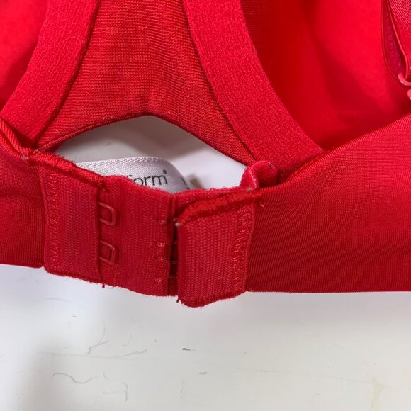 Maidenform One Fab Fit Everyday Demi Underwire Bra in Cherry Red - Size 34C - Picture 4 of 7